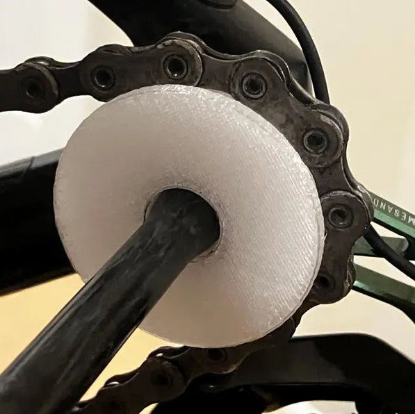 Thru Axle Chain Keeper – For Bike Washing & Travel | 12mm Axle Compatible