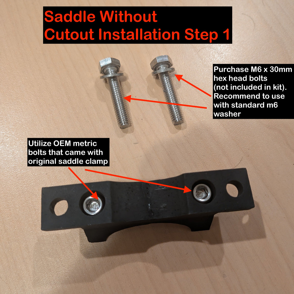 Twin-Bolt Aero Seatpost Saddle Clamp
