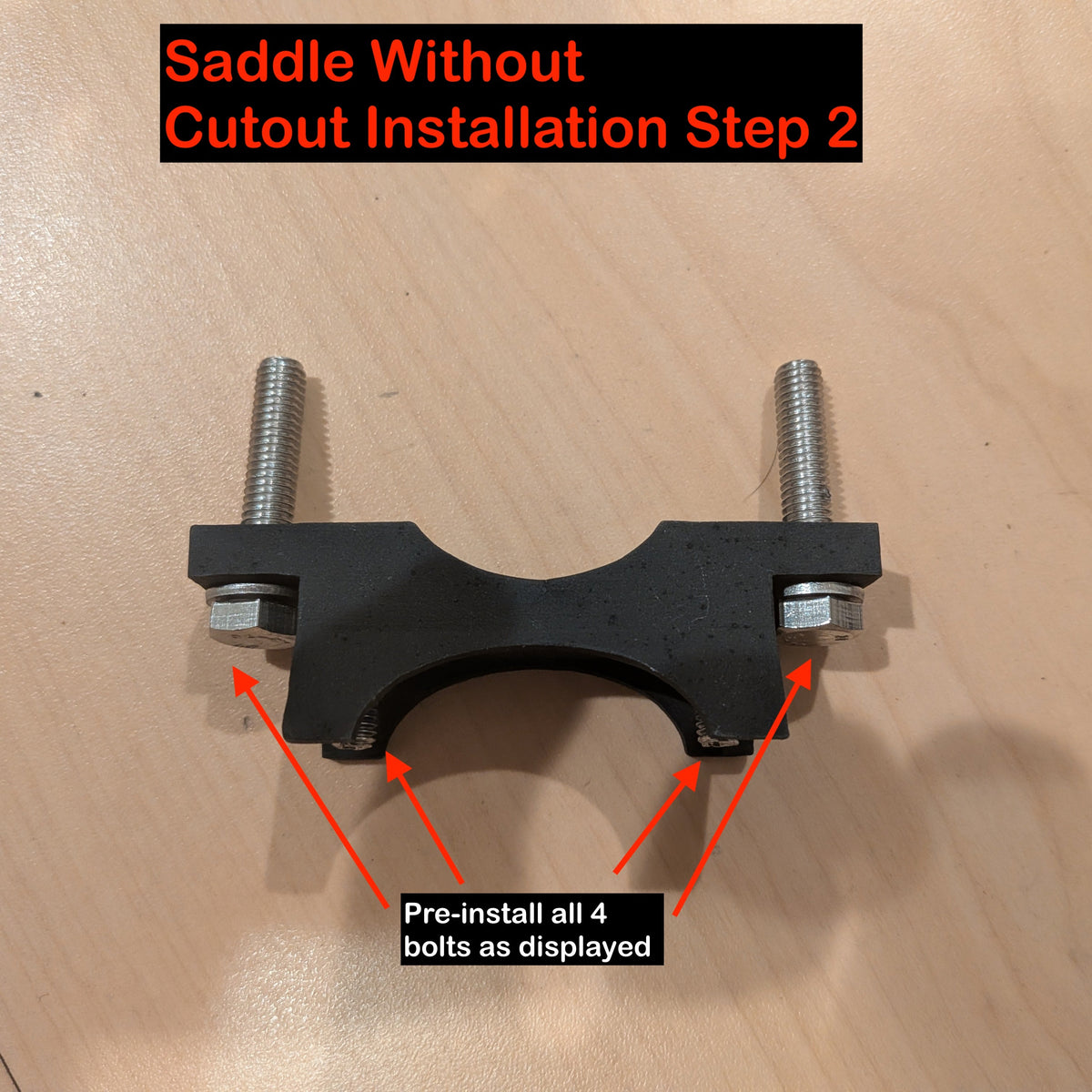 Twin-Bolt Aero Seatpost Saddle Clamp