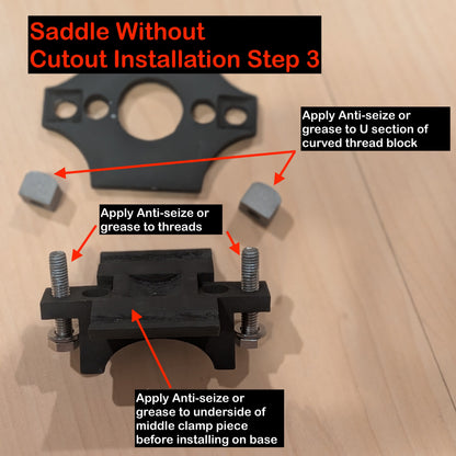 Twin-Bolt Aero Seatpost Saddle Clamp