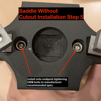 Twin-Bolt Aero Seatpost Saddle Clamp