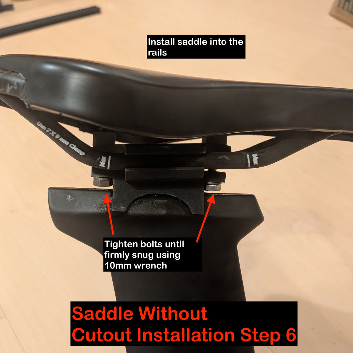Twin-Bolt Aero Seatpost Saddle Clamp
